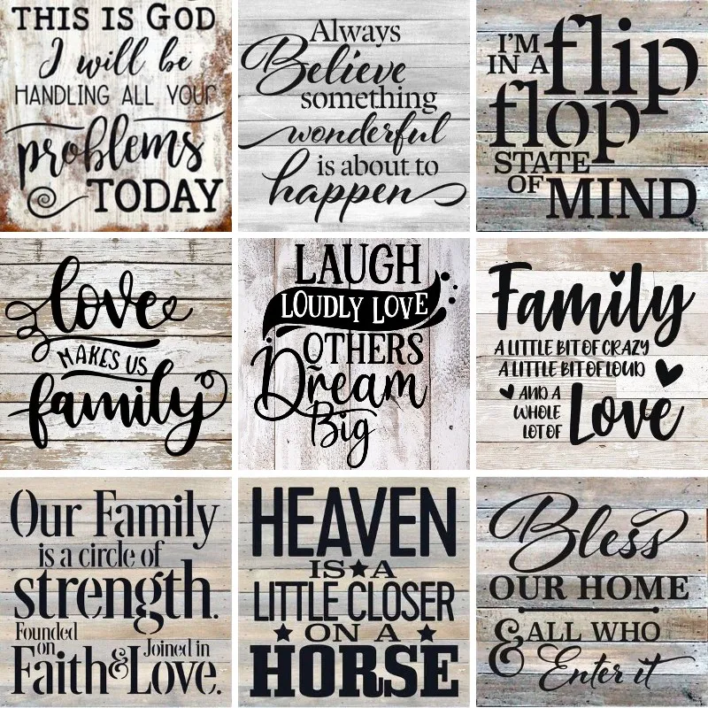 Resin Art Quotes - Elmas Boyama Aile Alıntıları, Yetişkinler için