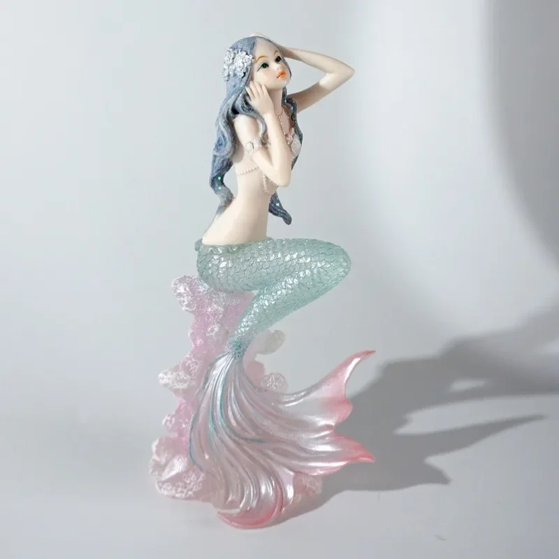 Resin Art Beach - Zarif Reçine Denizkızı Mercan Deniz Dalga