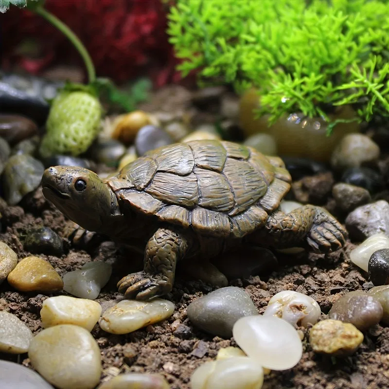 Resin Art Beach - Büyüleyici Deniz Kaplumbağası Reçine Heykeli Mini