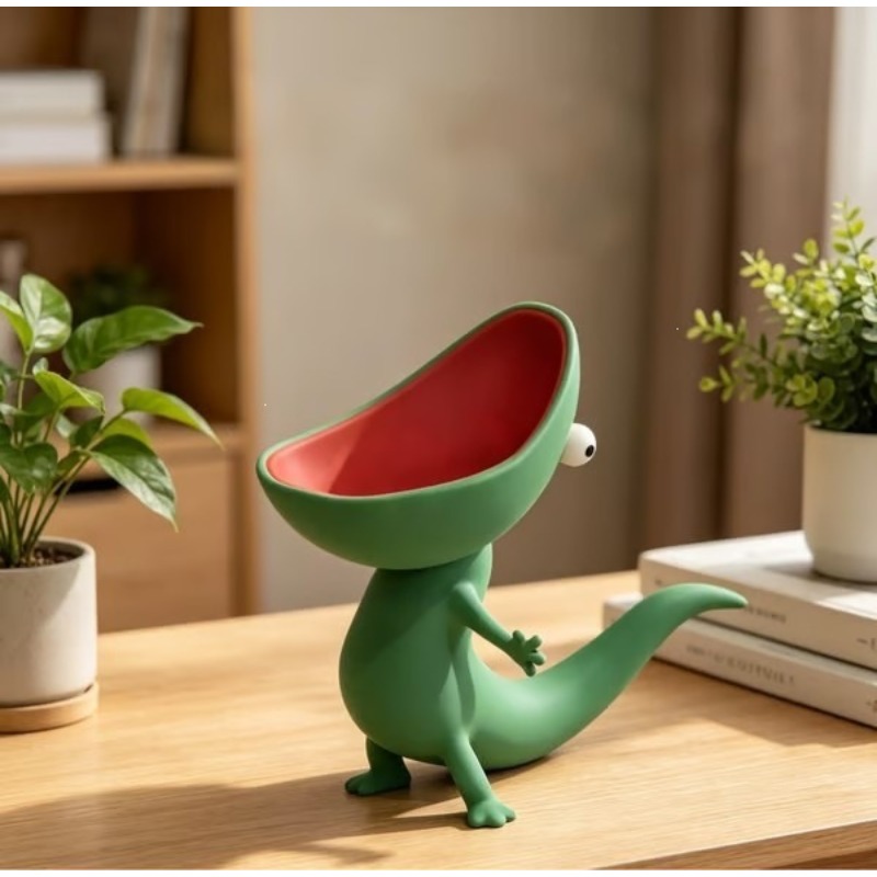 Resin Art Kitchen - Sevimli Kertenkele Sabunluk Karikatür Sürüngen Sabun