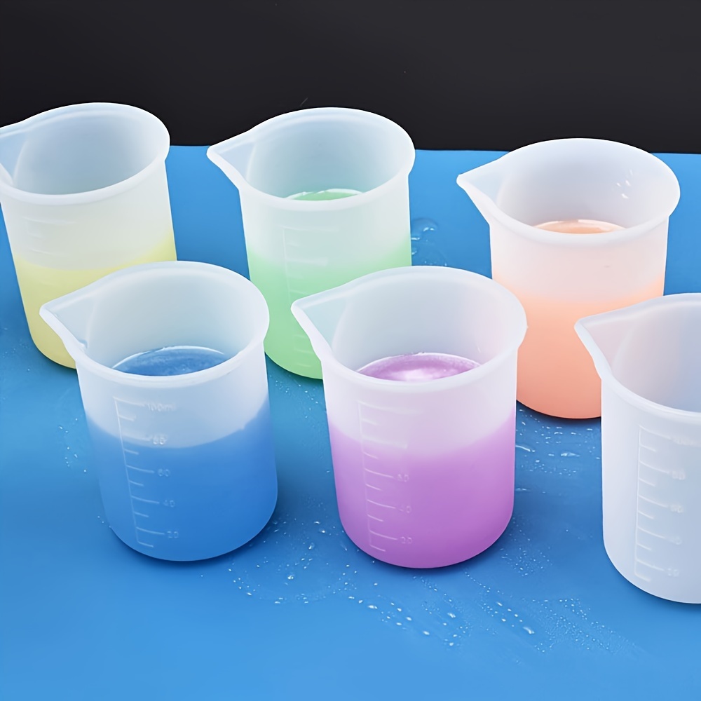 Resin Art Kitchen - 5 Parçalı Silikon Ölçü Kabı Seti