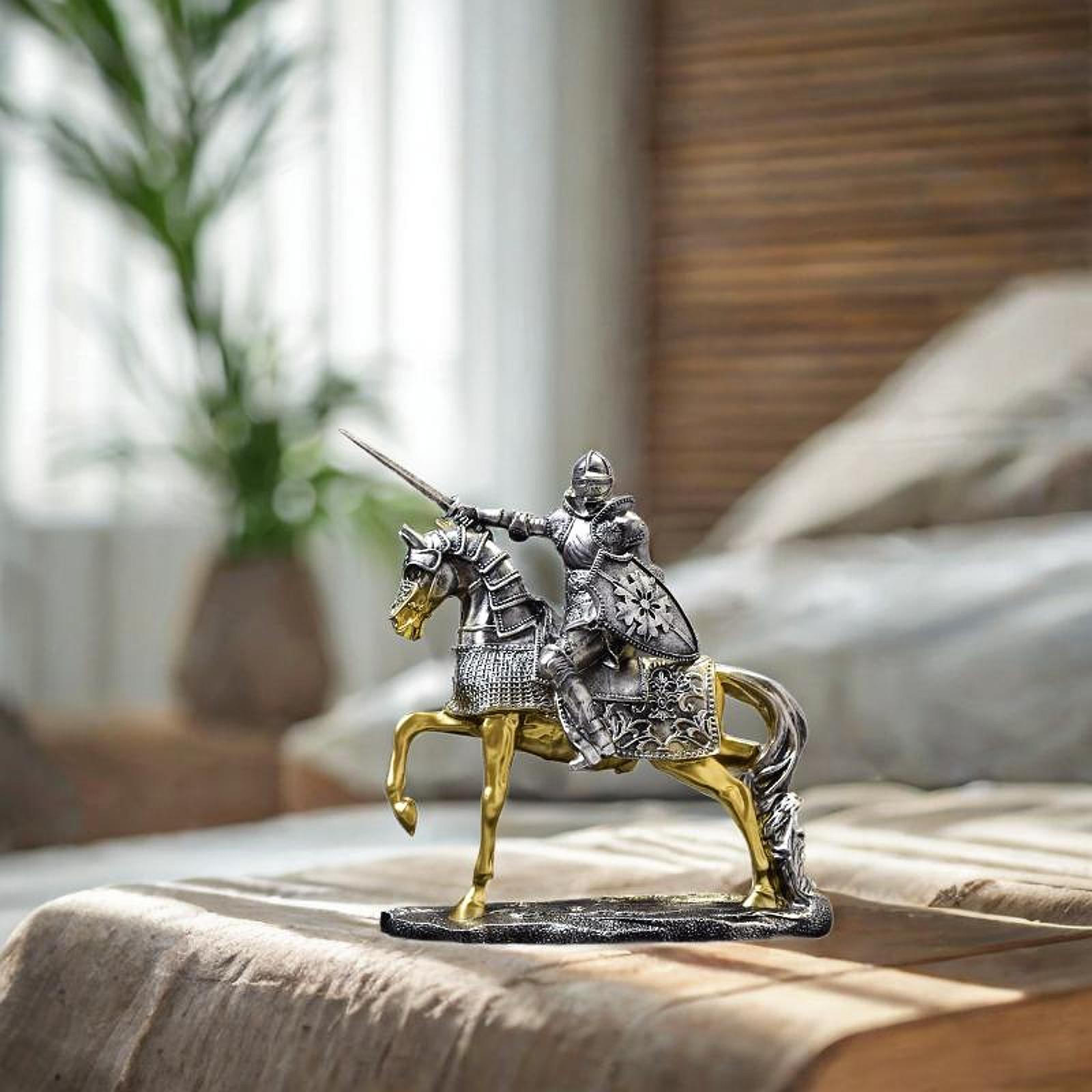 Şövalye At Heykeli Retro Vinta - Resin Art Table Top incelemesi ve fiyatı