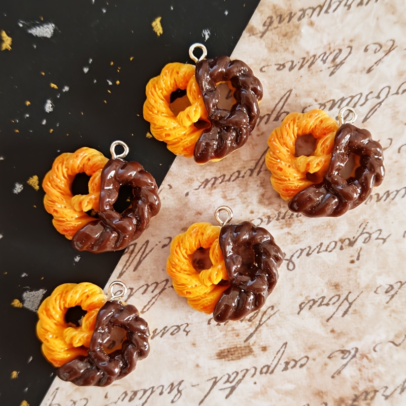 6 adet simülasyon kalp çikolat - Resin Art Earrings incelemesi ve fiyatı
