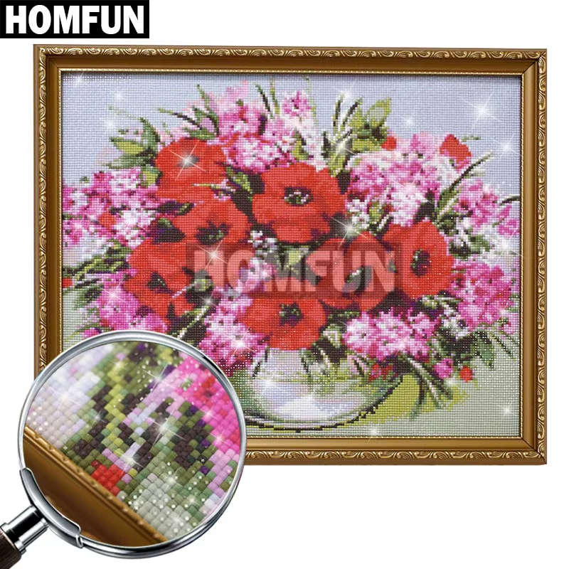 HOMFUN Diy 5d Elmas Boyama 