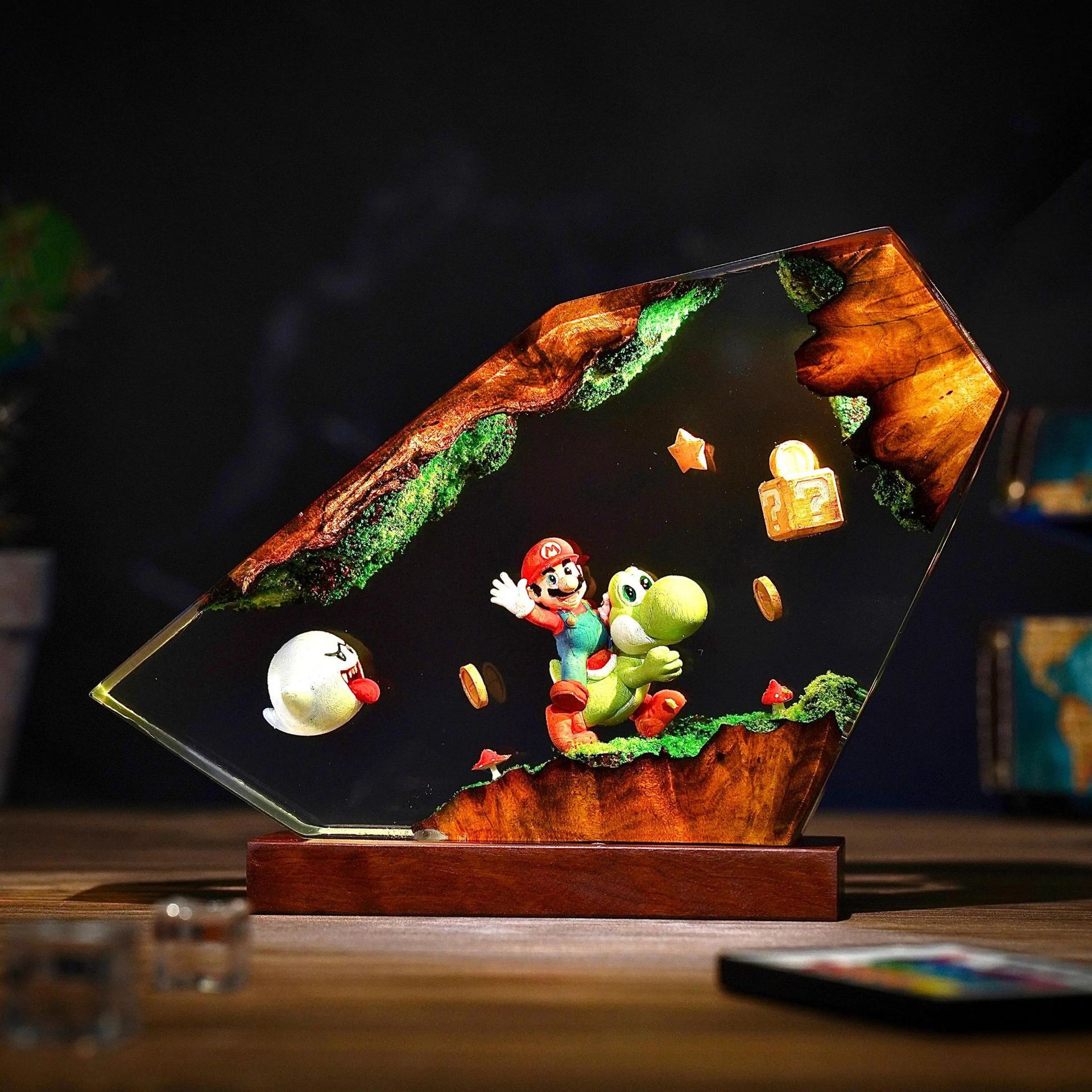 Reçine Masa Lambası Karikatür  - Resin Art Things incelemesi ve fiyatı