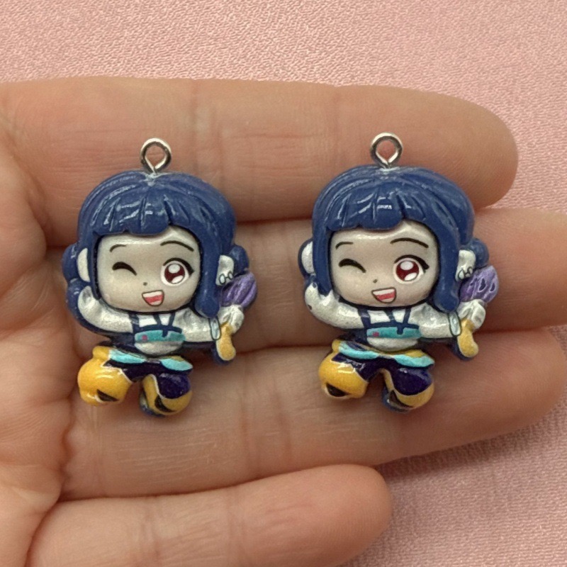 10 adet reçine karikatür kolye - Resin Art Earrings incelemesi ve fiyatı