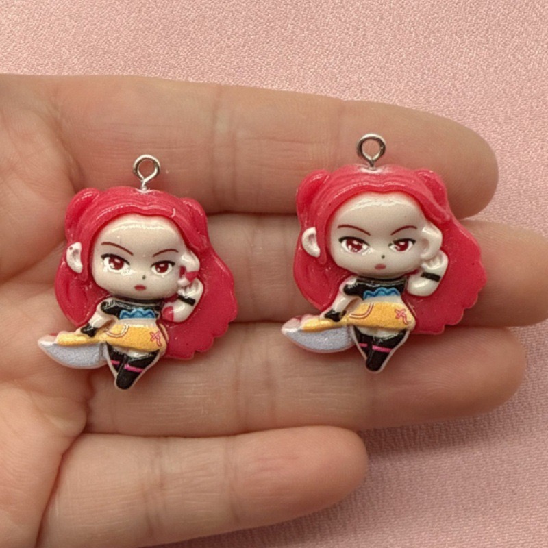 10 adet reçine karikatür kolye - Resin Art Earrings incelemesi ve fiyatı