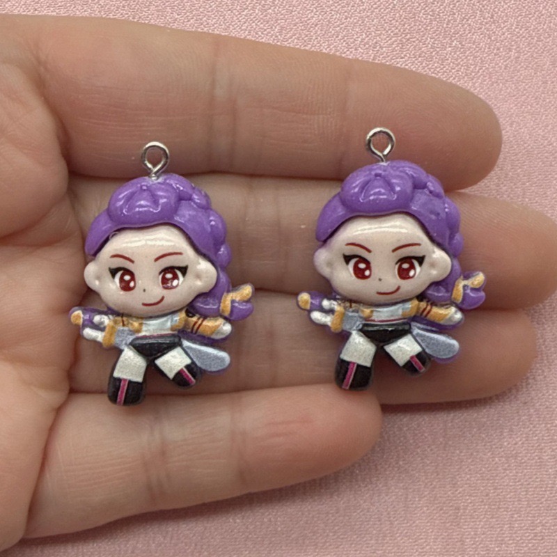 10 adet reçine karikatür kolye - Resin Art Earrings incelemesi ve fiyatı