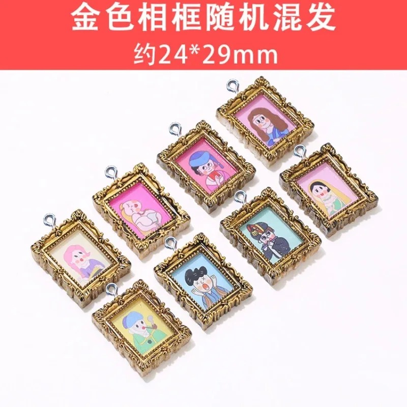 10 adet Flatback Cabochon Vint - Resin Art Earrings incelemesi ve fiyatı
