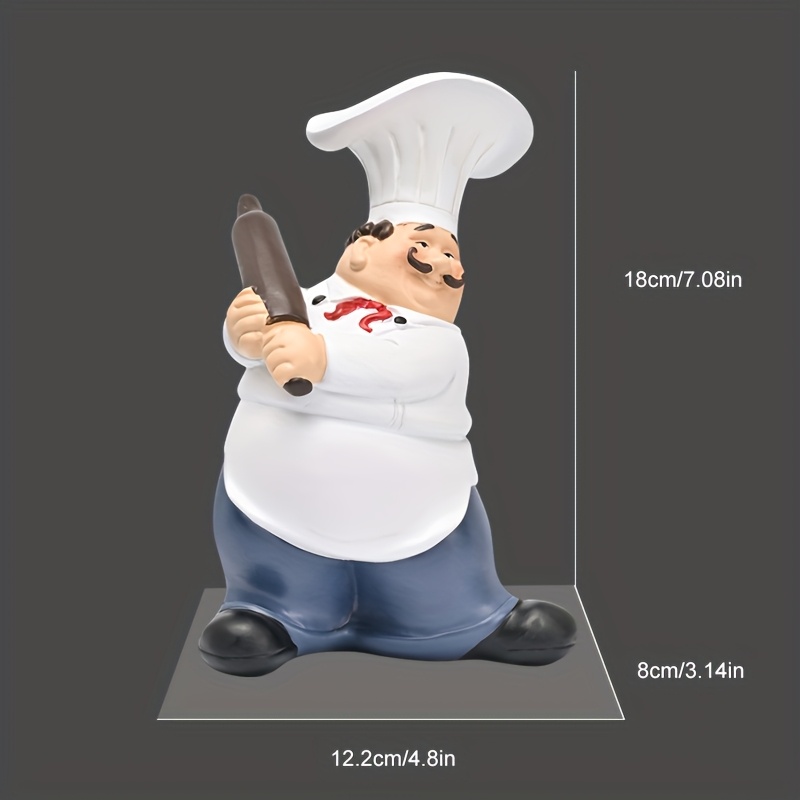 Bıyıklı Şef Reçine Heykeli Dal - Resin Art Kitchen incelemesi ve fiyatı