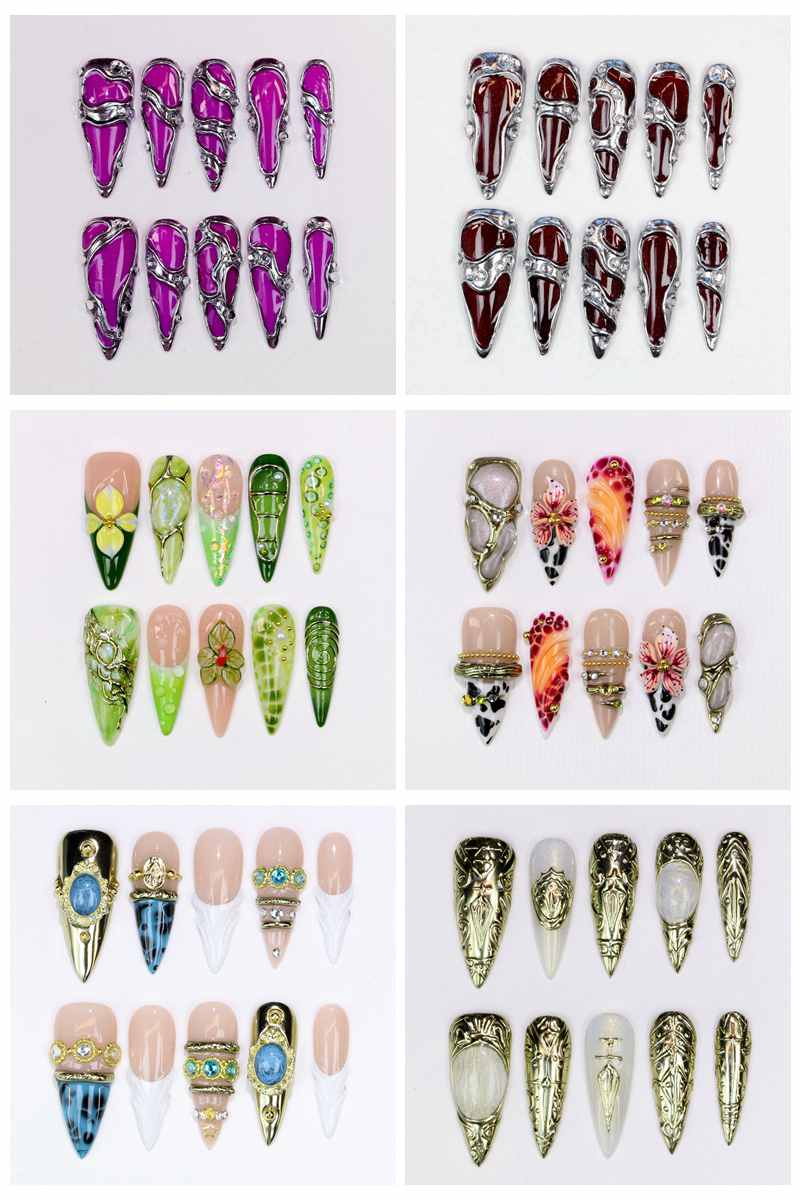 10 Adet Uzun Stiletto Takma Tı - Resin Art Design incelemesi ve fiyatı