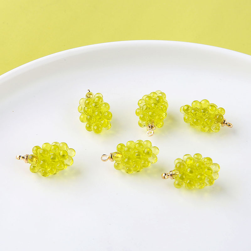 6 adet Sevimli Küçük Üzüm Reçi - Resin Art Earrings incelemesi ve fiyatı