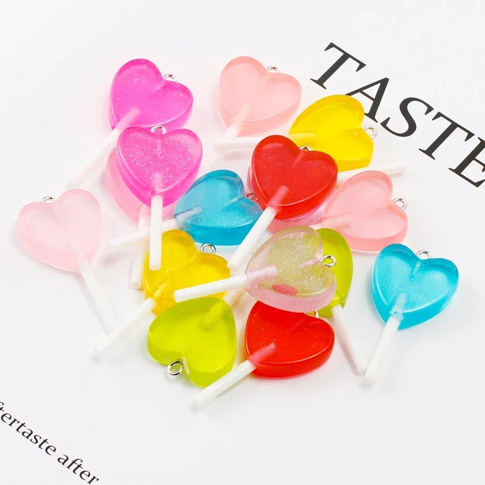 10 Adet Kawaii Işıltılı Kalp Ş - Resin Art Kits For Adults incelemesi ve fiyatı