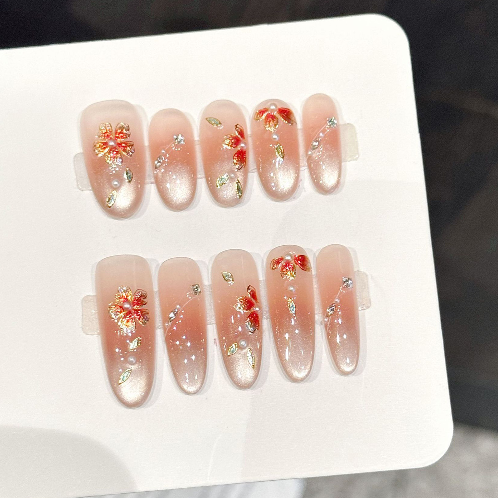 10 Adet El Yapımı Takma Tırnak - Resin Art Design incelemesi ve fiyatı